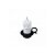 Enfeite Decorativo - Mini Vela Caveira - Branco - Halloween - 01 unidade - Rizzo - Imagem 1