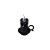Enfeite Decorativo - Mini Vela Caveira - Preto - Halloween - 01 unidade - Rizzo - Imagem 1