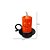 Enfeite Decorativo - Mini Vela Abóbora - Laranja - Halloween - 01 unidade - Rizzo - Imagem 2