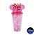 Copo C/ Canudo Minnie Mouse Tampa Orelhinha - 450ml - Disney Original - 01 Un - - Imagem 1