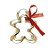 Kit Cortadores de Biscoito Ginger Bread - 03 unidades - Cromus Natal - Rizzo Balões - Imagem 1