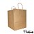 Sacola de Papel 27x22x17cm - Kraft Premium - Fundo Largo D-28 - 10 unidades - Rizzo - Imagem 1