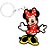 Chaveiro Minnie Temático Emborrachado - 01 unidade - Rizzo - Imagem 1