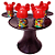 Mesa Preta P/ Doces Mickey Minnie Mouse - 20x14cm - 1 Un - Rizzo - Imagem 2