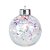 Kit Bolas Transparentes com Fios Furtacor 10cm - 04 unidades - Cromus Natal - Rizzo Balões - Imagem 1