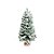 Mini Pinheiro Verde Nevada Base Juta 60cm - 01 unidade - Cromus Natal - Rizzo Balões - Imagem 1