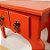 Mini Gaveteiro de Mesa 2 Gavetas Retrô Vermelho MDF - 01 Unidade - Rizzo - Imagem 3