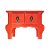Mini Gaveteiro de Mesa 2 Gavetas Retrô Vermelho MDF - 01 Unidade - Rizzo - Imagem 2