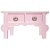 Mini Gaveteiro de Mesa 2 Gavetas - Rosa Bebê  - MDF - 01 Unidade - Rizzo - Imagem 1