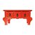 Mini Gaveteiro de Mesa 3 Gavetas -Vermelho - MDF - 01 Unidade - Rizzo - Imagem 1