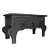 Mini Gaveteiro de Mesa 3 Gavetas Preto MDF - 01 Unidade - Rizzo - Imagem 1