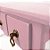 Mini Gaveteiro de Mesa 3 Gavetas Rosa MDF - 01 Unidade - Rizzo - Imagem 3
