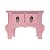 Mini Gaveteiro de Mesa 2 Gavetas Rosa Retrô MDF - 01 Unidade - Rizzo - Imagem 2