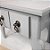 Mini Gaveteiro de Mesa 2 Gavetas Retrô Branco MDF - 01 Unidade - Rizzo - Imagem 3