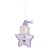 Enfeite para Pendurar Kringle Estrela Roxo - 01 unidade - Cromus Natal - Rizzo - Imagem 1