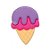Aplique Ice Cream Silicone - 3,5cm - 4 Un - Artegift - Rizzo - Imagem 1