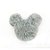 Aplique Urso Pelo Azul Decorativo - 2 Un - Artegift - Rizzo - Imagem 1