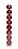 Bolas em Tubo Vermelho 5cm - 08 unidades - Cromus Natal - Rizzo Balões - Imagem 1