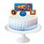 Topper para Bolo Festa Hot Wheels - 4 Unidades - Festcolor - Imagem 1