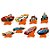 Decoração de Mesa Festa Hot Wheels - 8 Unidades - Festcolor - Imagem 1