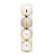 Kit Bola Lisa Mate Glitter Nude 12cm - 04 unidades - Cromus Natal - Rizzo Balões - Imagem 1