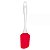 Espátula de Silicone Vermelha Com Cabo de Acrílico 24cm - 1 Unidade - Clink - Rizzo - Imagem 1