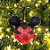 Kit Bolas Minnie Laço Poá 10cm - 02 unidades Natal Disney - Cromus - Rizzo - Imagem 1