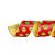 Fita Vermelho Bolas Verdes 6,3cm x 9,14m - 01 unidade - Cromus Natal - Rizzo Balões - Imagem 1