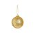 Bola Glitter Ouro 04cm - 12 unidades - Cromus Natal - Rizzo Balões - Imagem 1