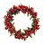 Mini Guirlanda Frutos Vermelho 10cm - 01 unidade - Cromus Natal - Rizzo Balões - Imagem 1