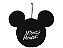 Enfeite para Pendurar Mickey Mouse Assinatura 10cm - 01 unidade Natal Disney - Cromus - Rizzo - Imagem 1