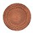 Sousplat Corda Ouro Velho 33cm - 01 unidade - Cromus Natal - Rizzo Balões - Imagem 1