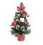 Mini Pinheiro Decorado Vermelho e Verde 40cm - 01 unidade - Eucalipto - Cromus Natal - Rizzo Balões - Imagem 1