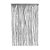 Cortina Decorativa Painel Mágico - 1x2m - Franjas - Prata - Art Lille - Imagem 1