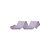 Fita Decorativa Natal Juta Lil - Roxo - 6,3x914cm - 1 UN - Cromus - Rizzo - Imagem 1
