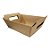 Cesta de Papel M 12,5X17X7cm - Kraft - 10 Unidades - ASSK - - Imagem 1