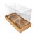 Caixa Panetone Duplo 100g Kraft 9x16,5x12cm - 05 Unidades - ASSK - Imagem 1