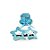 Kit Fantasia Acessórios Estrela Azul Festa Carnaval 02pçs 01 Unidade Cromus - Imagem 1