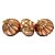Kit Bola Pião - Rose Gold - 8cm - 3 UN - Rizzo - Imagem 1