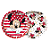Prato Papel Redondo 18cm Festa Minnie Mouse 12 Unidades Regina - Imagem 1