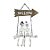 Enfeite de Porta Casal de Caveiras Halloween Cromus Rizzo - Imagem 1