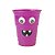 Copo de Plástico Rígido de Halloween - Monstrinho - Roxo - 500ml - 1 unidade - Cromus - Rizzo - Imagem 2