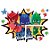 Painel Decorativo 106x98cm Festa PJ Masks 01 Unidade Regina - Imagem 2