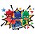 Painel Decorativo 106x98cm Festa PJ Masks 01 Unidade Regina - Imagem 1