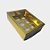 Caixa Base Brigadeiro - Dourado - N1 (9cm x12cm x4cm) - 5 unidades - Assk - - Imagem 1