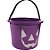 Baldinho Rosto Abóbora Roxo Halloween - 01 Unidade - Rizzo - Imagem 2