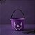 Baldinho Rosto Abóbora Roxo Halloween - 01 Unidade - Rizzo - Imagem 1