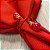 Porta Guardanapo Aramado Arame Vermelho com Pérolas Vermelhas 01 Unidade Rizzo - Imagem 3