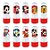 Mini Tubete Lembrancinha Festa Mickey Mouse 8cm 20 unidades - Vermelho - Rizzo - Imagem 2