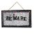 Quadro Decorativo Halloween - BE WARE - com Som Luz e Movimento - 01 unidade - Cromus - - Imagem 1